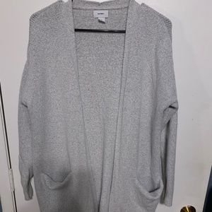 Xtra long knit cardigan